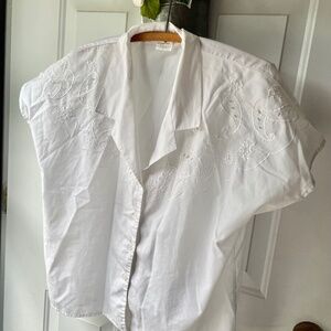 Vintage Eyelet Blouse